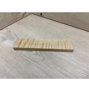 Клён Белый Явор, Волнистый заготовка для бриджа акустической гитары Радиал АА Волна АА 15х44х190 мм-4