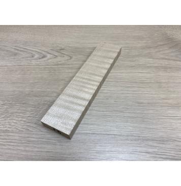 Клён Белый Явор, Волнистый заготовка для бриджа акустической гитары Радиал АА Волна АА 15х44х190 мм-3