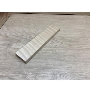 Клён Белый Явор, Волнистый заготовка для бриджа акустической гитары Радиал АА Волна АА 15х44х190 мм-1