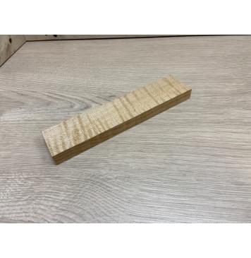 Клён Белый Явор, Волнистый заготовка для бриджа акустической гитары Радиал АА Волна АА 15х44х190 мм-4