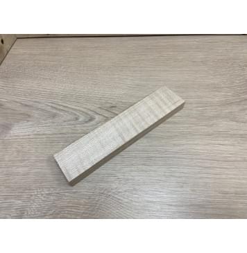 Клён Белый Явор, Волнистый заготовка для бриджа акустической гитары Радиал АА Волна АА 16х44х190 мм-2