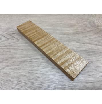 Клён Белый Явор, Волнистый заготовка для бриджа акустической гитары Радиал АА Волна АА 16х44х190 мм-0