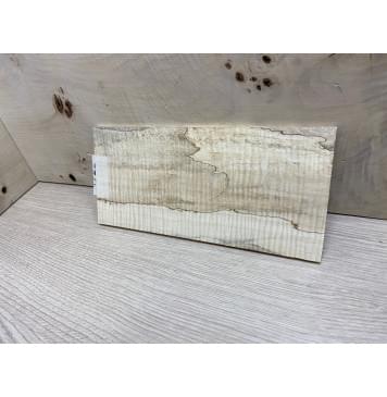 Клён Американский Spalted Волнистый заготовка накладки на головку грифа Смешанный ААА Волна ААА 6х110х230 мм-2