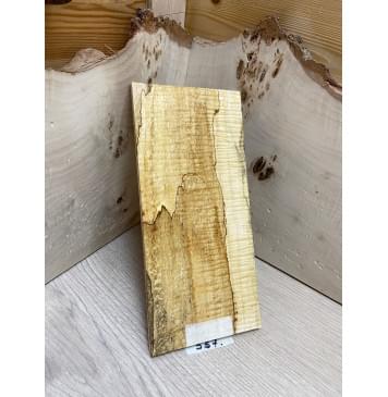 Клён Американский Spalted Волнистый заготовка накладки на головку грифа Смешанный ААА Волна ААА 6х110х230 мм-1