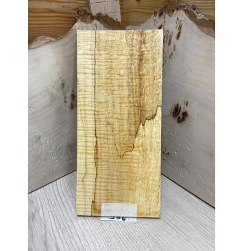 Клён Американский Spalted Волнистый заготовка накладки на головку грифа Смешанный ААА Волна ААА 6х110х230 мм-2
