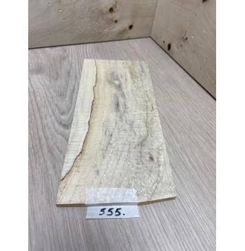 Клён Американский Spalted Волнистый заготовка накладки на головку грифа Смешанный АА Волна ААА 6х110х240 мм-4