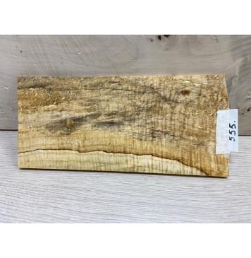 Клён Американский Spalted Волнистый заготовка накладки на головку грифа Смешанный АА Волна ААА 6х110х240 мм-0