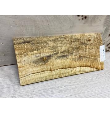 Клён Американский Spalted Волнистый заготовка накладки на головку грифа Смешанный АА Волна ААА 6х110х240 мм-1