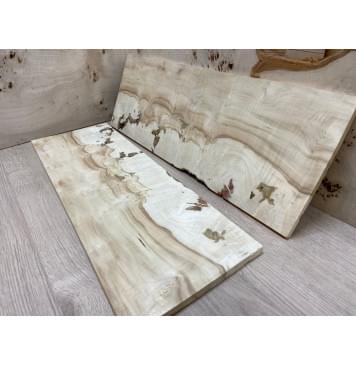 Клён Американский Каповый заготовка на топ Смешанный ААА 9х196х575 мм 2 шт (книжкой)-1