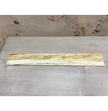 Клён Американский Волнистый заготовка накладки для электрогитары Смешанный ААА Волна АА 9х77х555 мм-0