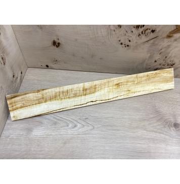 Клён Американский Волнистый заготовка накладки для электрогитары Смешанный ААА Волна АА 9х77х555 мм-1