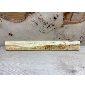 Клён Американский Волнистый заготовка накладки для электрогитары Смешанный ААА Волна ААА 8х67х545 мм-0