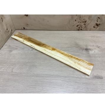 Клён Американский Волнистый заготовка накладки для электрогитары Смешанный ААА Волна ААА 8х67х545 мм-1