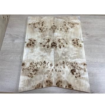 Тополь Кап заготовка на топ Смешанный ААА 23х195х485 мм - 2 шт. (книжкой)-0