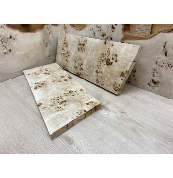 Тополь Кап заготовка на топ Смешанный ААА 23х195х485 мм - 2 шт. (книжкой)-2