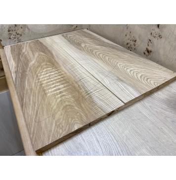 Ясень Оливковый Волнистый заготовка на топ Тангент ААА Волна АА 16х278х710 мм - 2 шт. (книжкой)-4