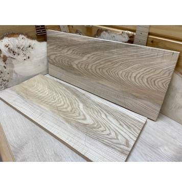 Ясень Оливковый Волнистый заготовка на топ Тангент ААА Волна АА 16х278х710 мм - 2 шт. (книжкой)-3