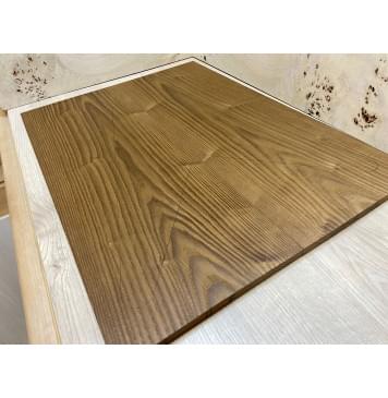 Ясень Печёный 180 гр заготовка на топ Тангент АА 16х250х670 мм 2 шт  книжкой-0