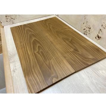 Ясень Печёный 180 гр заготовка на топ Тангент АА 16х235х640 мм 2 шт книжкой-1