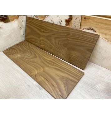 Ясень Печёный 180 гр заготовка на топ Тангент АА 16х236х660 мм 2 шт книжкой-4