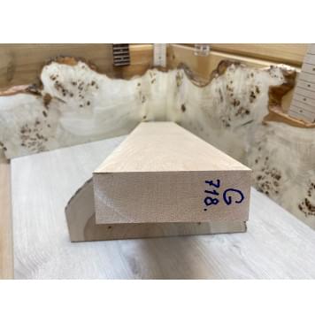 Ольха заготовка грифа для электрогитары Тангент ААА 45х124х780 мм-2