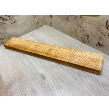 Ольха Волнистая заготовка грифа для электрогитары Радиал АА Волна ААА 44х112х710 мм-4