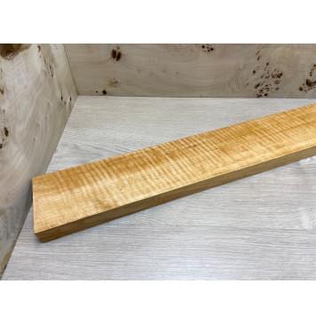 Ольха Волнистая заготовка грифа для электрогитары Радиал АА Волна ААА 44х112х710 мм-2