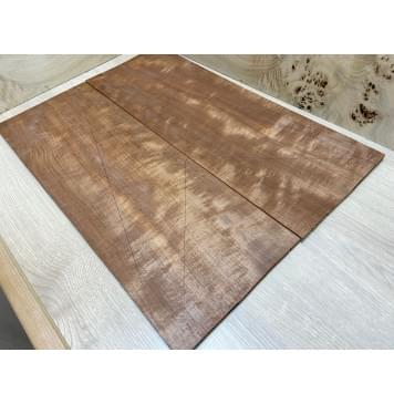 Макоре Пламя заготовка на топ Смешанный ААА 5х225х615 мм - 2 шт. (книжкой)-2