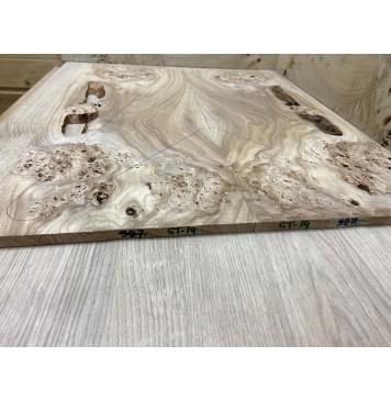 Карагач Кап заготовка на топ Смешанный ААА 10х240х580 мм - 2 шт. (книжкой) Карагач Кап заготовка на топ Смешанный ААА 10х240х580 мм - 2 шт. (книжкой)-2