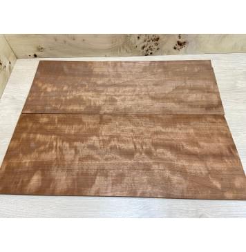 Макоре Пламя заготовка на топ Смешанный ААА 7х236х610 мм - 2 шт. (книжкой)-0