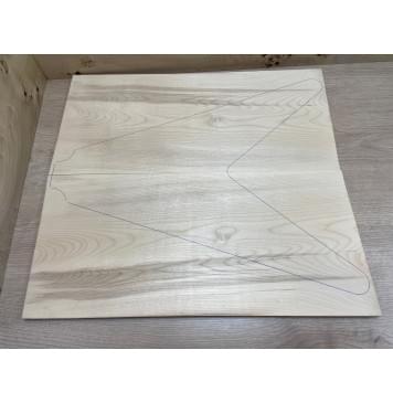 Клён Чёрный заготовка на топ Тангент ААА 8х250х545 мм - 2 шт. (книжкой)-4