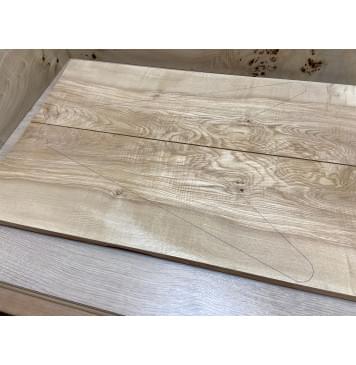 Ясень Оливковый Волнистый заготовка на топ Смешанный А Волна А 16х225х680 мм - 2 шт. (книжкой)-1