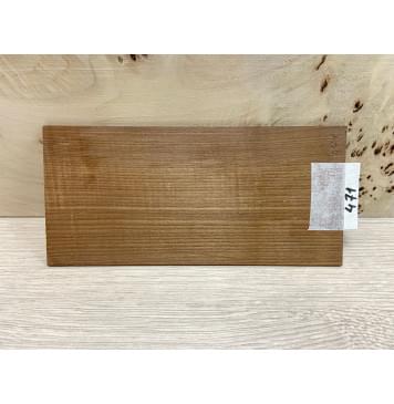 Ясень Печёный 180 гр заготовка накладки на головку грифа Радиал ААА 3х97х200 мм-0