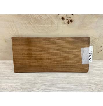 Ясень Печёный 180 гр заготовка накладки на головку грифа Радиал ААА 6х98х200 мм-0