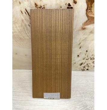 Ясень Печёный 180 гр заготовка накладки на головку грифа Радиал ААА 7х113х240 мм-1