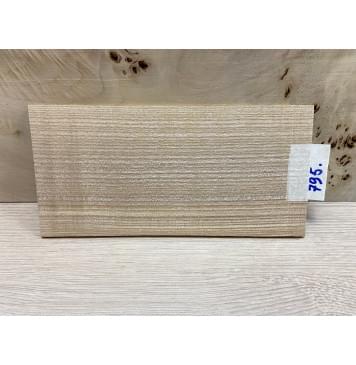 Ясень Оливковый заготовка накладки на головку грифа Радиал ААА 4х110х220 мм-0