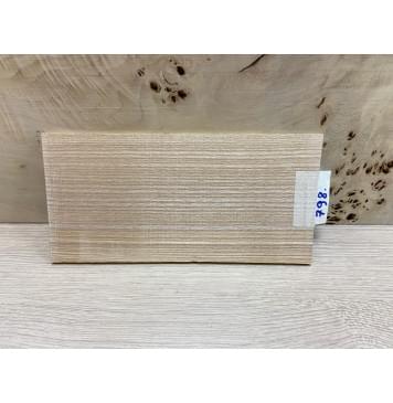 Ясень Оливковый заготовка накладки на головку грифа Радиал ААА 4х110х220 мм-0