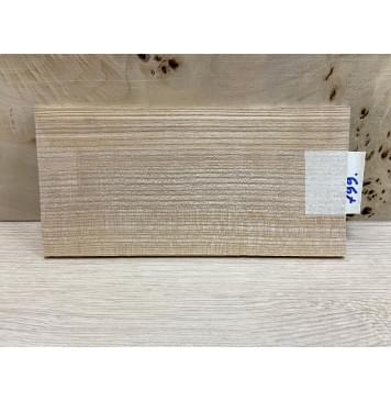 Ясень Оливковый заготовка накладки на головку грифа Радиал ААА 4х110х220 мм-0