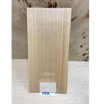 Ясень Оливковый заготовка накладки на головку грифа Радиал ААА 4х110х220 мм-1