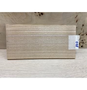 Ясень Оливковый заготовка накладки на головку грифа Радиал ААА 5,5х110х220 мм-0