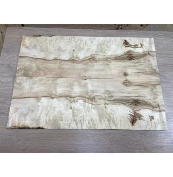 Клён Американский Каповый заготовка на топ Смешанный АА 11х195х565 мм 2 шт книжкой -1