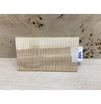 Ясень Оливковый Волнистый заготовка накладки на головку грифа Смешанный ААА Волна ААА 3,5х106х185 мм-1