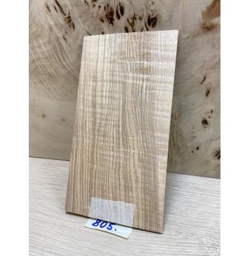 Ясень Оливковый Волнистый заготовка накладки на головку грифа Смешанный ААА Волна ААА 4х105х190 мм-0