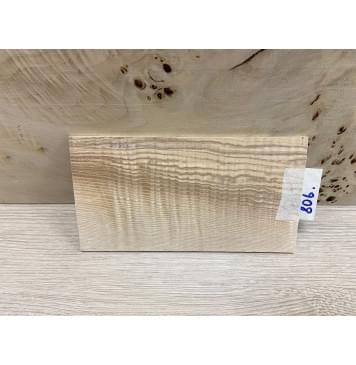 Ясень Оливковый Волнистый заготовка накладки на головку грифа Смешанный ААА Волна ААА 4,5х105х190 мм-1