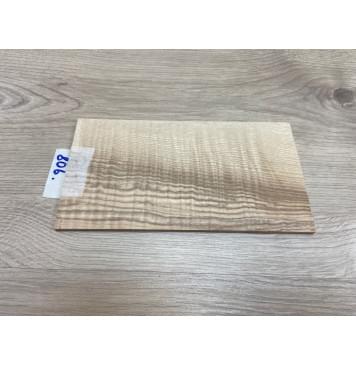 Ясень Оливковый Волнистый заготовка накладки на головку грифа Смешанный ААА Волна ААА 4,5х105х190 мм-0
