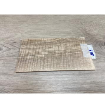 Ясень Оливковый Волнистый заготовка накладки на головку грифа Смешанный ААА Волна ААА 5х105х185 мм-0