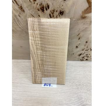 Ясень Оливковый Волнистый заготовка накладки на головку грифа Смешанный ААА Волна ААА 5х105х185 мм-0