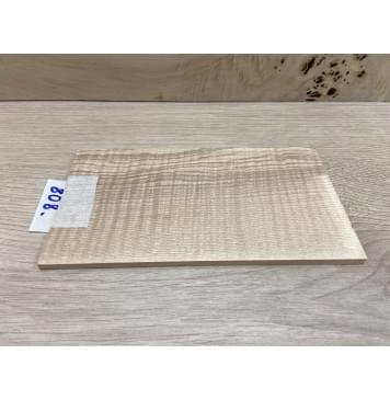 Ясень Оливковый Волнистый заготовка накладки на головку грифа Смешанный ААА Волна ААА 5х105х185 мм-2