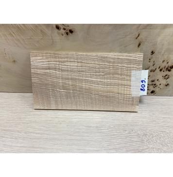 Ясень Оливковый Волнистый заготовка накладки на головку грифа Смешанный ААА Волна ААА 5х105х190 мм-0