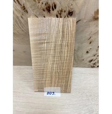 Ясень Оливковый Волнистый заготовка накладки на головку грифа Смешанный ААА Волна ААА 5х105х190 мм-2